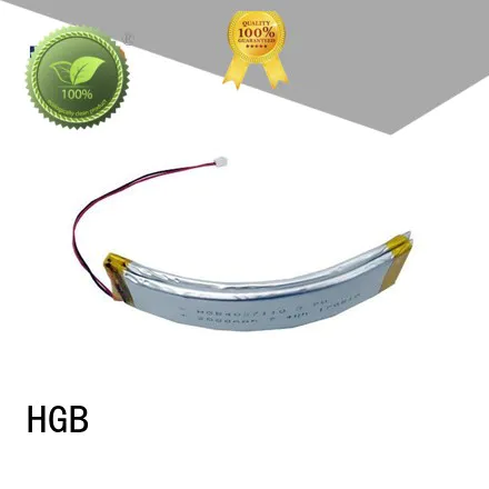 HGB curved battery design for multi-function integrated watch