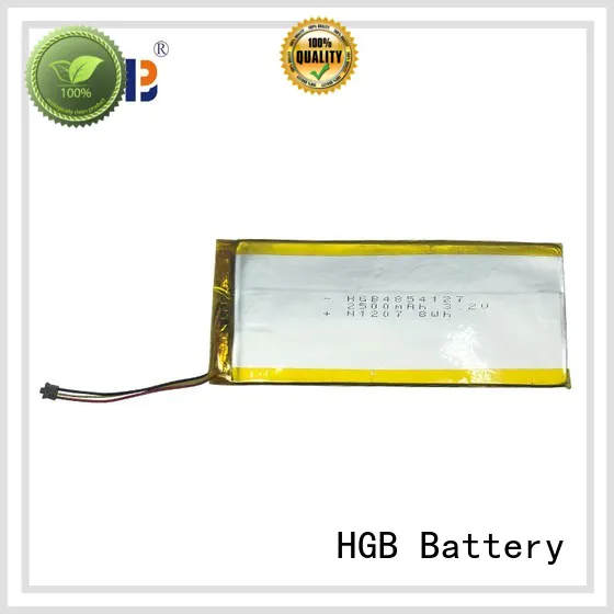 HGB reliable thin lithium polymer battery customized for notebook