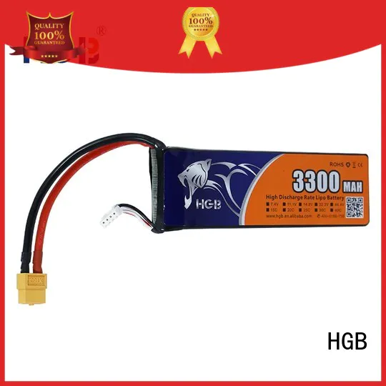 HGB lithium polymer battery for rc helicopter directly sale for RC quadcopters