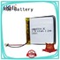 HGB flat lithium polymer battery manufacturer for notebook