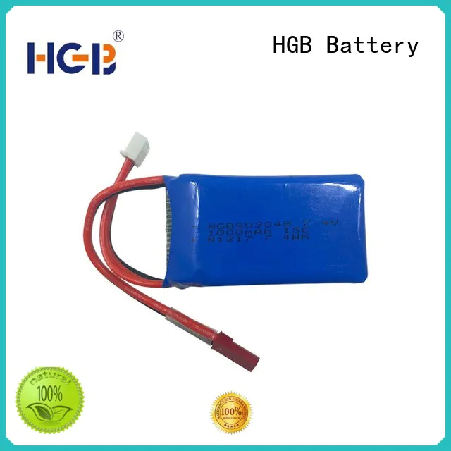 HGB rc lithium ion battery factory price for RC helicopter