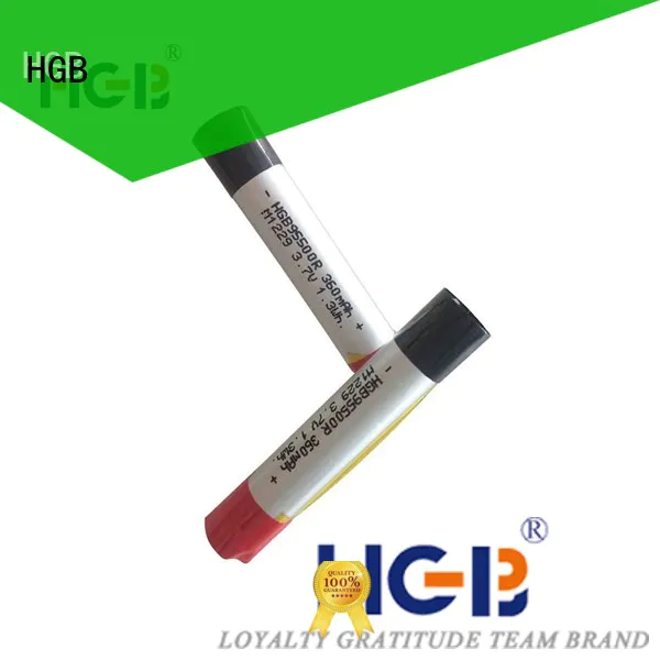 HGB popular electronic cigarette battery factory price for rechargeable devices