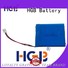HGB popular flat lithium polymer battery directly sale for computers