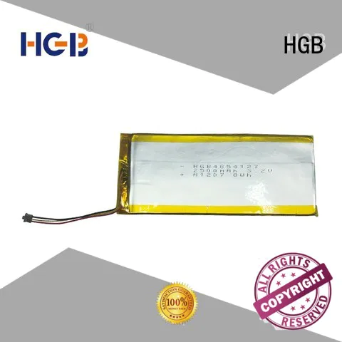 HGB flat lithium polymer battery factory price for notebook