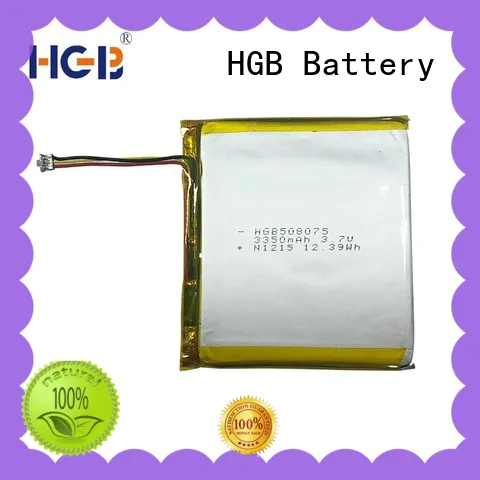 HGB light weight flat lithium battery supplier for digital products