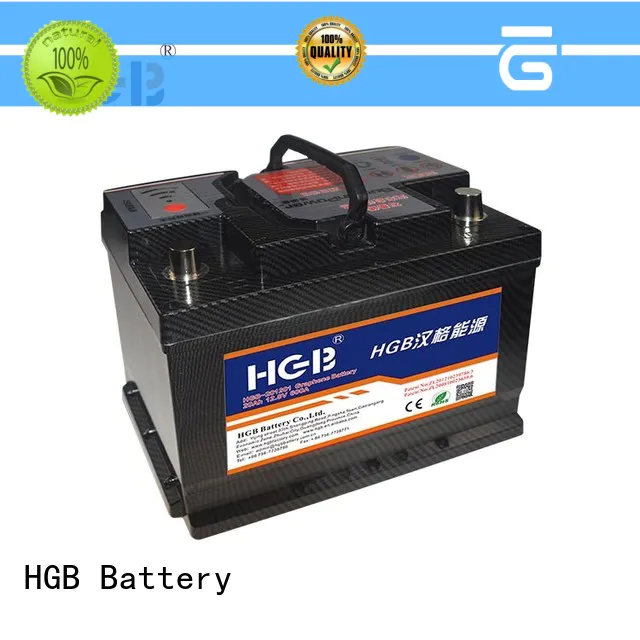 HGB charge quickly graphene car batteries manufacturer for cars