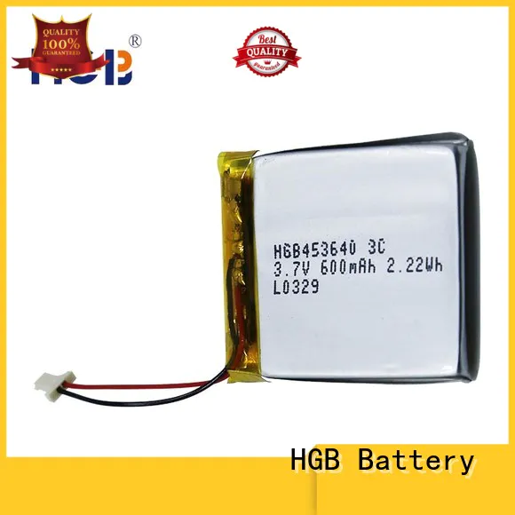 HGB light weight flat lithium ion battery pack supplier for digital products