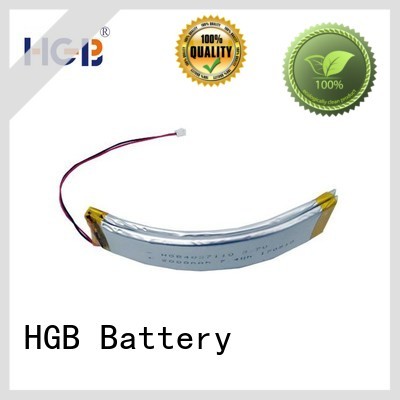 HGB flexible battery pack design for wearable battery