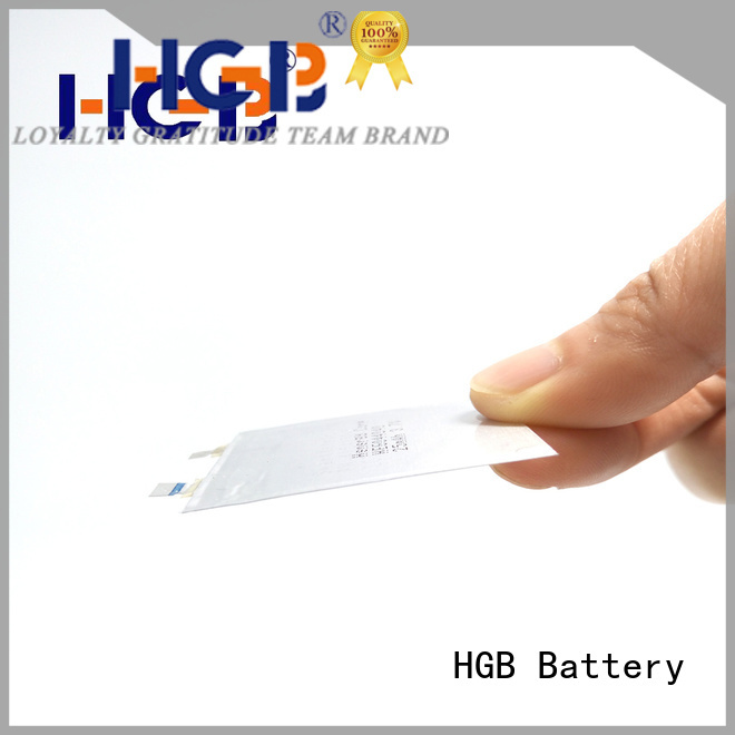 HGB thin battery supplier for portable sensors power cards