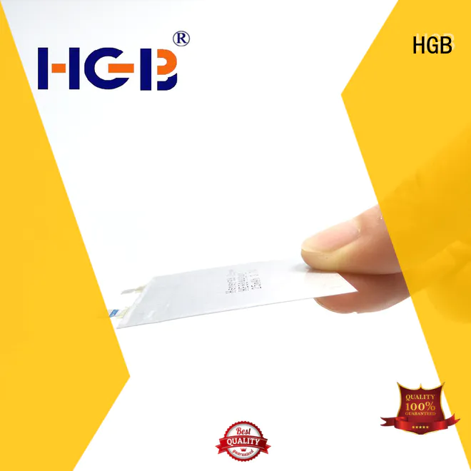 HGB high voltage ultra thin lithium battery wholesale for wearable devices