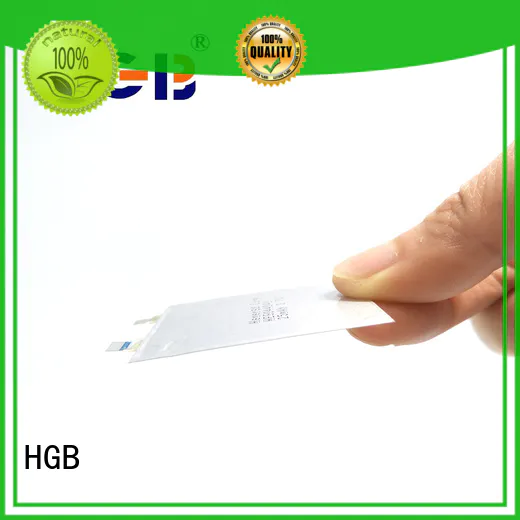 HGB rechargeable ultra thin lithium ion battery for wearable devices
