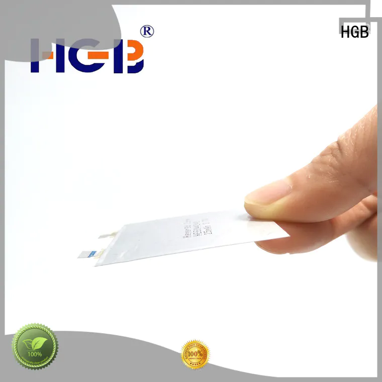 HGB high voltage thin battery factory price for wearable devices