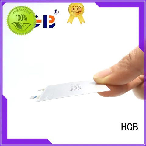 HGB high voltage ultra thin lithium battery customized for micro speakers